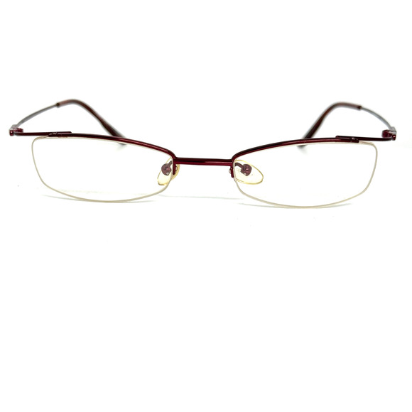 Francesco Smaito Couture Bordeaux eyeglasses Frames half rim 48-20-135 19617 - Picture 1 of 7